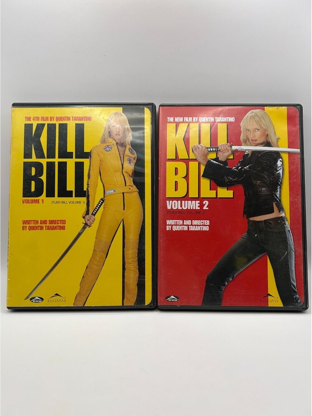 Kill Bill: Volume 1 & 2 DVD Standard Edition Uma Thurman Action Blockbuster